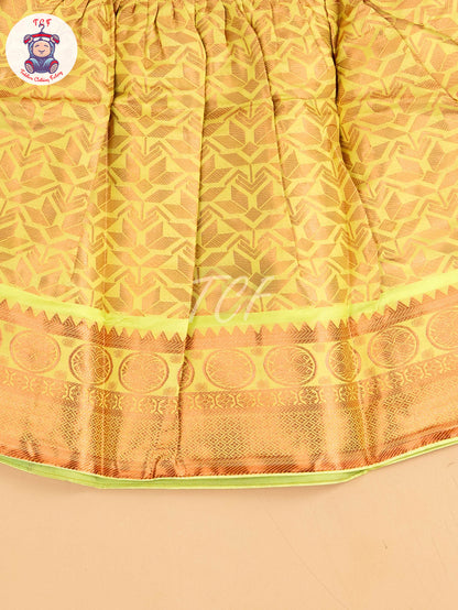 Pink & Lite Green - Frock