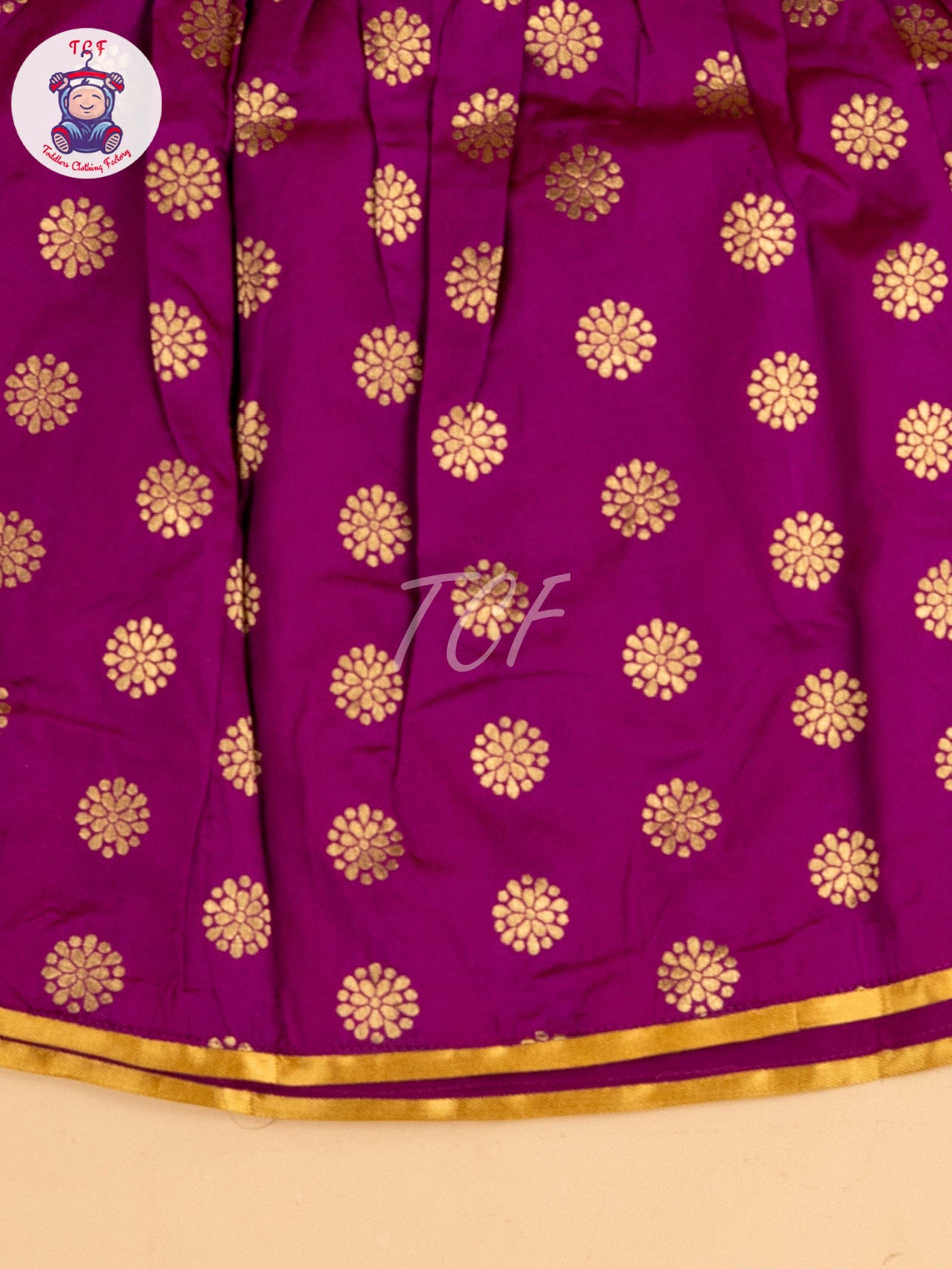 Magenta & Gold - Frock