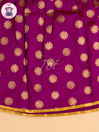 Magenta & Gold - Frock