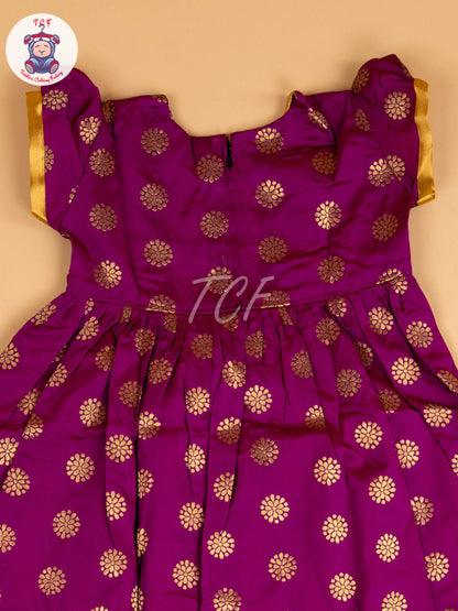 Magenta & Gold - Frock