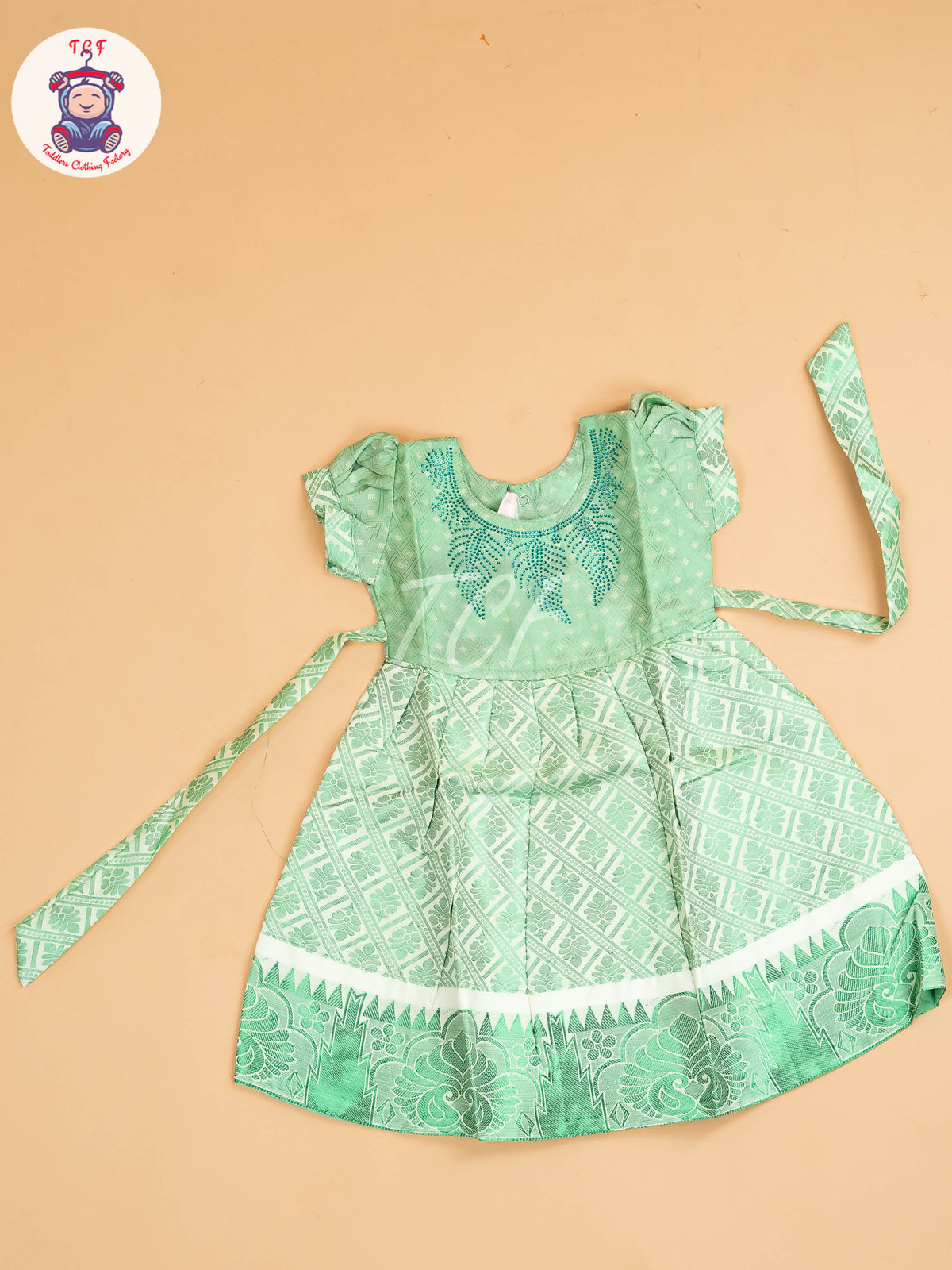 Green - Tissue Cotton Frocks