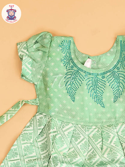 Green - Tissue Cotton Frocks