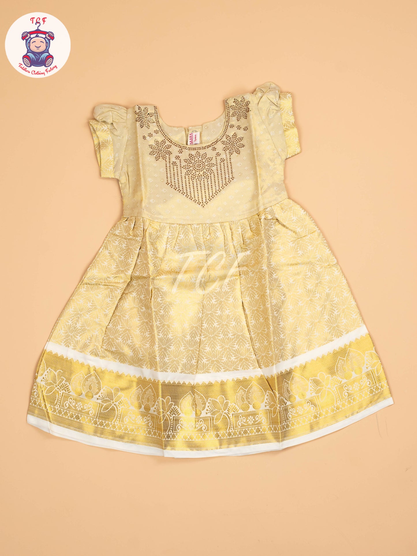 Gold - Tissue Cotton Frocks
