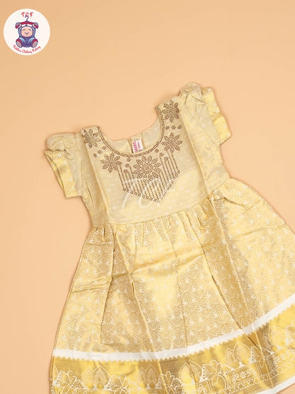Gold - Tissue Cotton Frocks