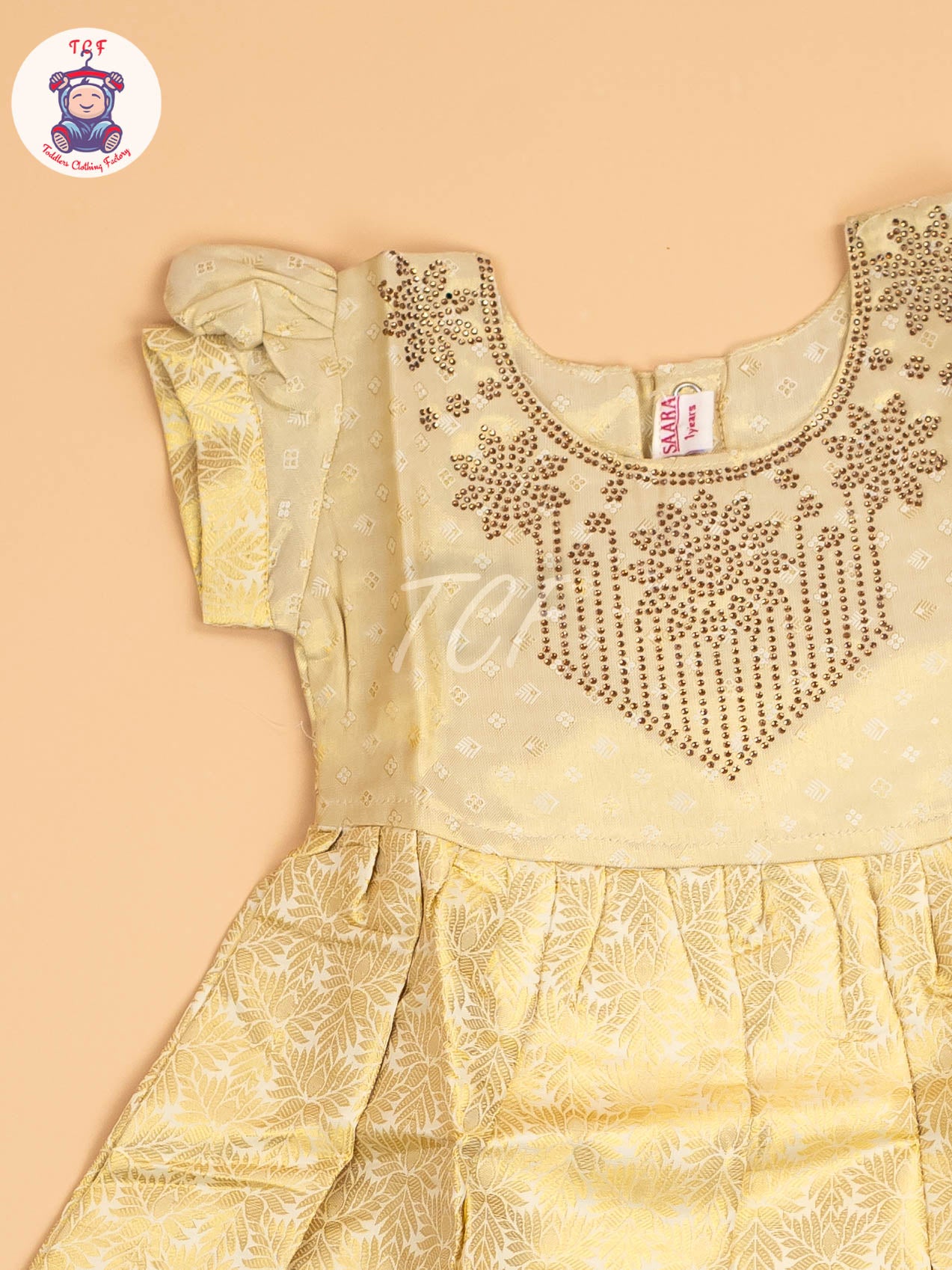 Gold - Tissue Cotton Frocks