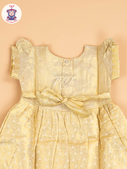 Gold - Tissue Cotton Frocks