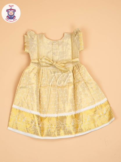 Gold - Tissue Cotton Frocks