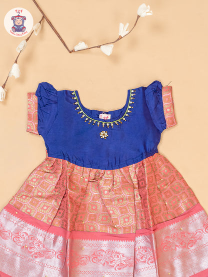 Purple & Peach - Frock