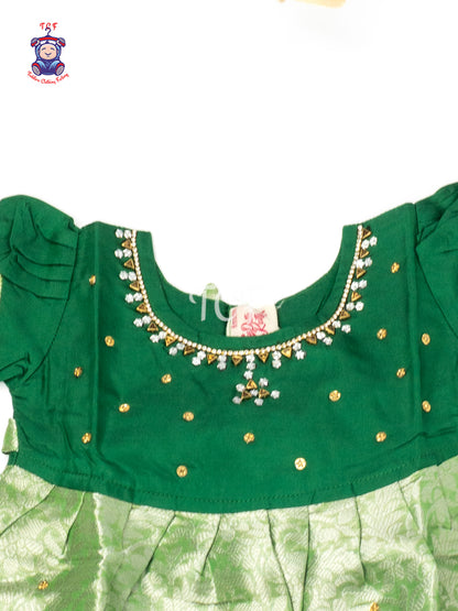 Emerald Crystal Grace - New born Frock
