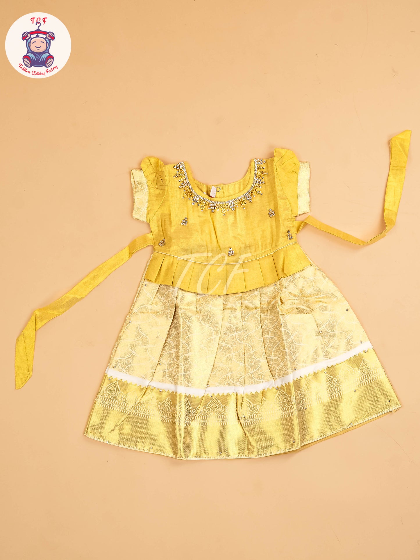 Gold - Tissue Cotton Frocks