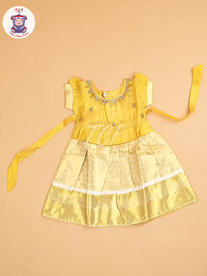 Gold - Tissue Cotton Frocks
