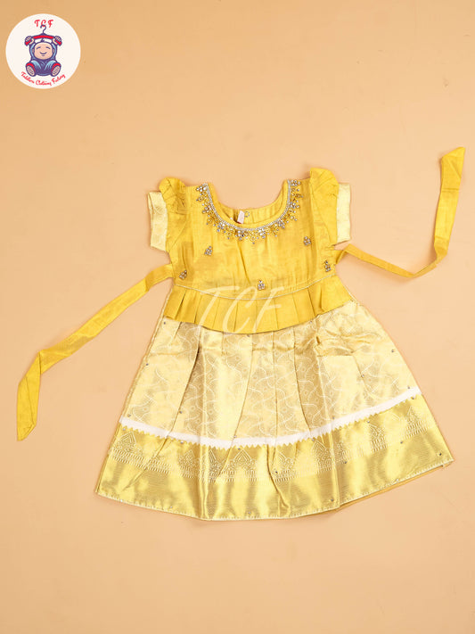 Gold - Tissue Cotton Frocks