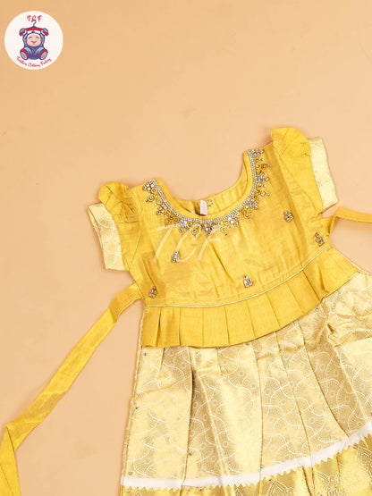 Gold - Tissue Cotton Frocks