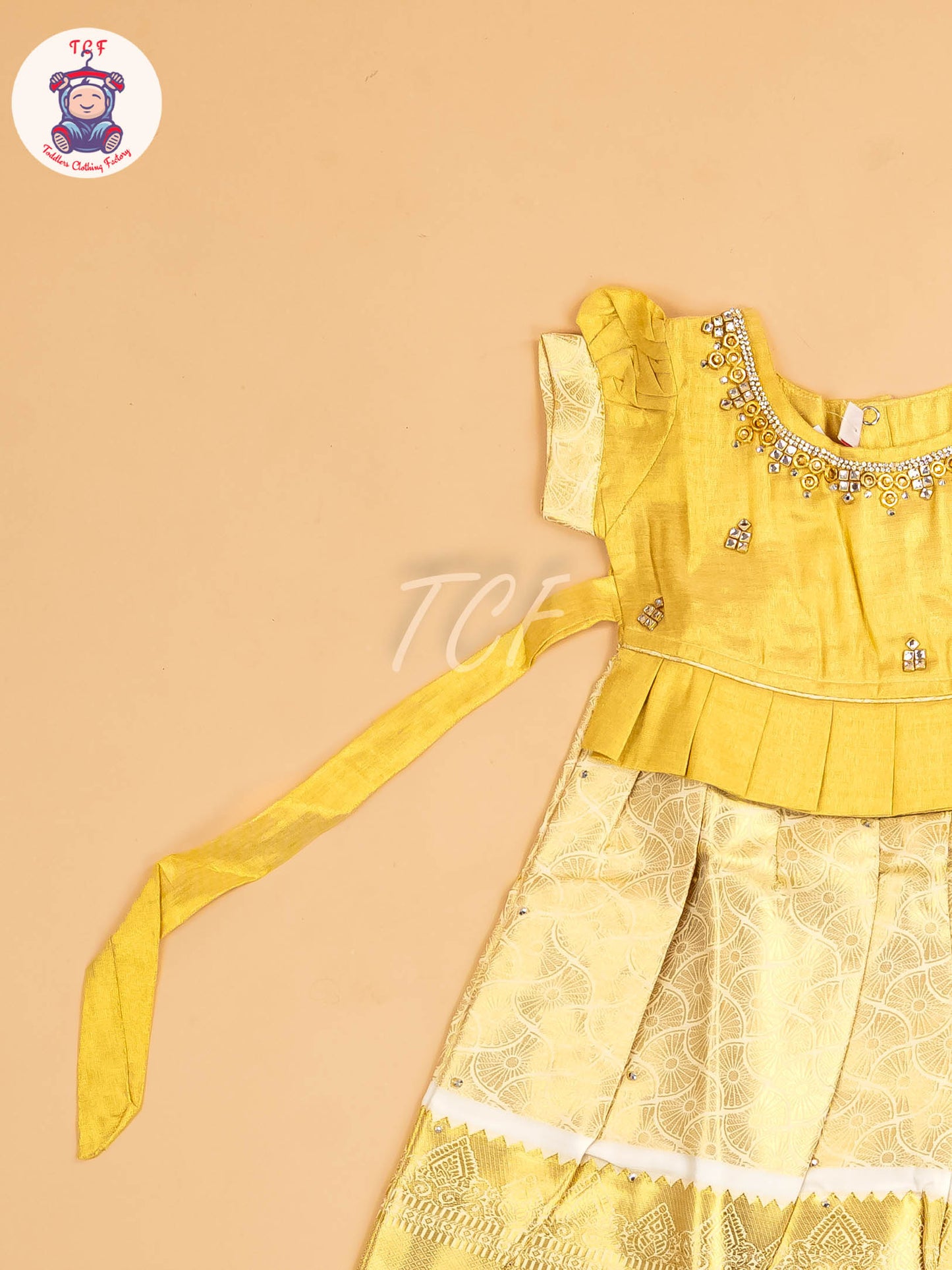 Gold - Tissue Cotton Frocks