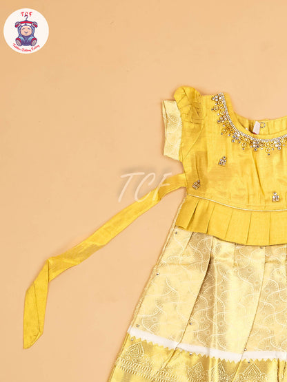 Gold - Tissue Cotton Frocks
