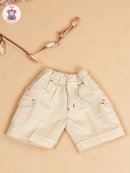 Magenta & Cream - Boys Readymade Cotton Shirts & Shorts