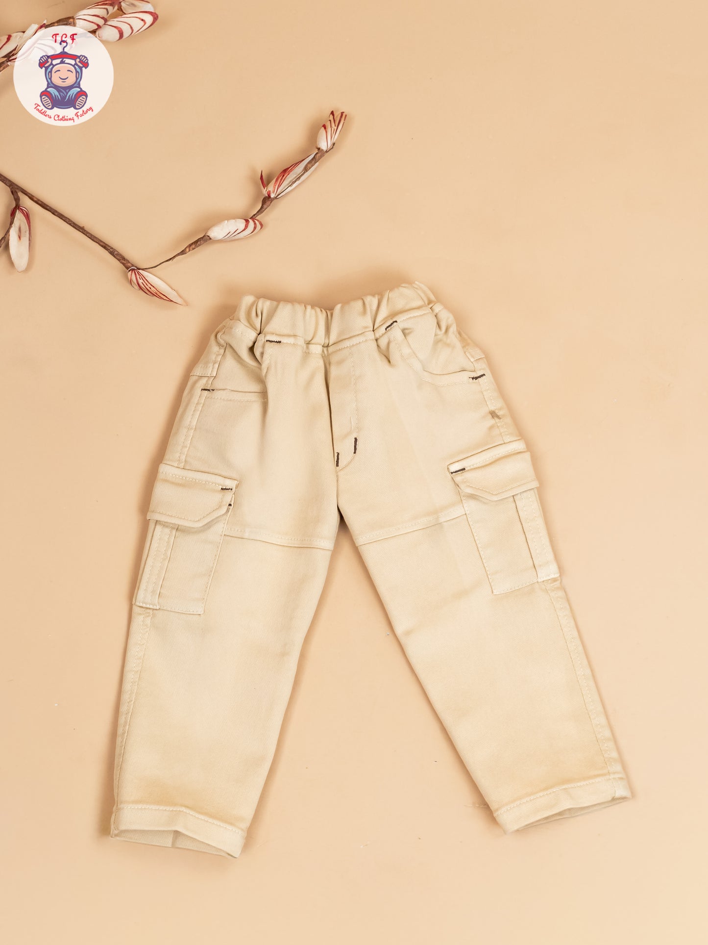 Brown & Beige - Boys Readymade Cotton Shirts & Pant