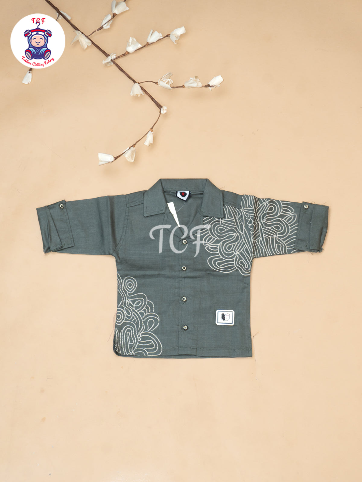 Green - Boys Readymade Cotton Shirts & Pants