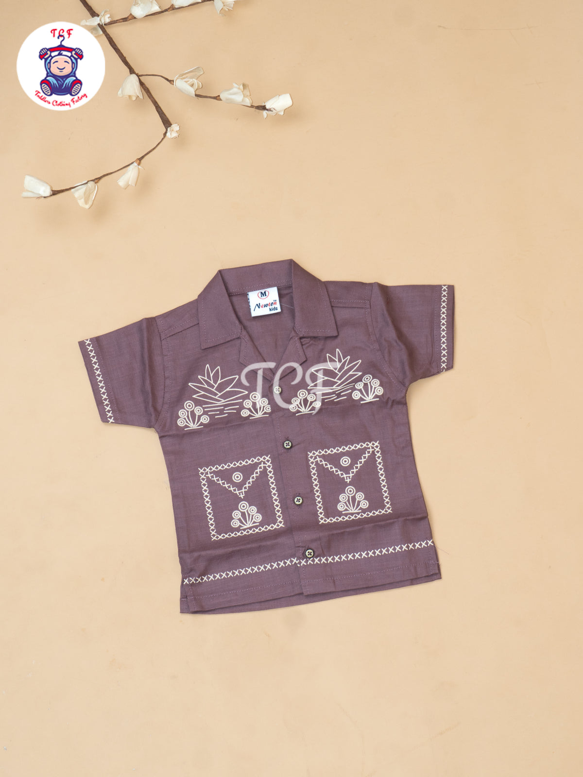 Onion Pink - Boys Readymade Cotton Shirts & Shorts