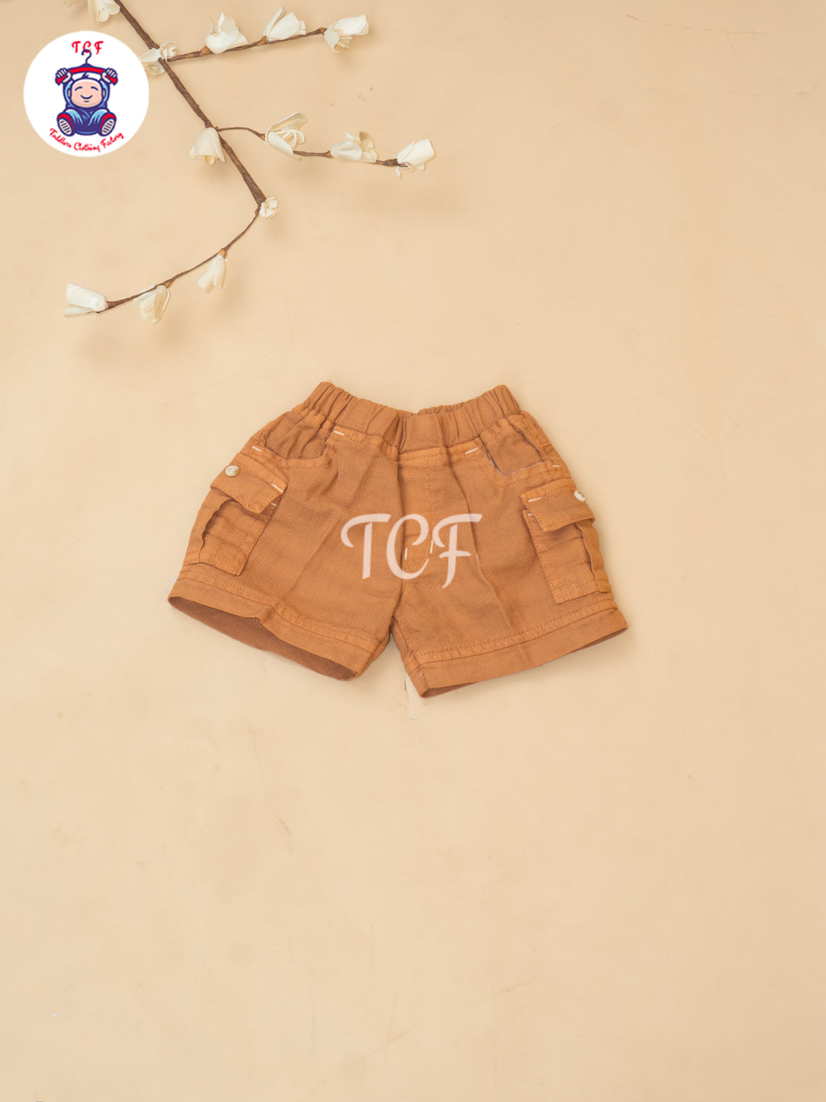 Cream & Rust - Boys Readymade Cotton Shirts & Shorts