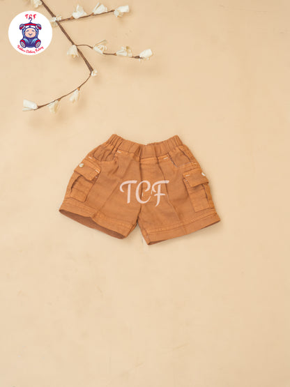 Cream & Rust - Boys Readymade Cotton Shirts & Shorts