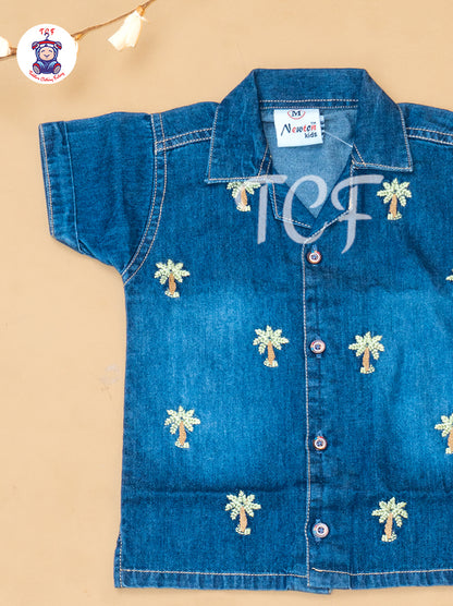 Denim - Boys Readymade Cotton Shirts & Shorts