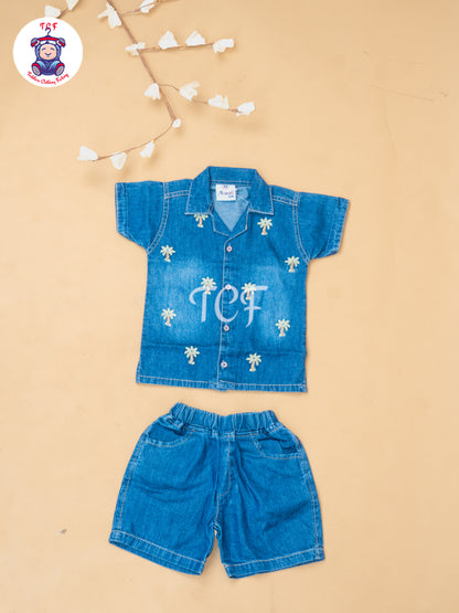 Denim - Boys Readymade Cotton Shirts & Shorts