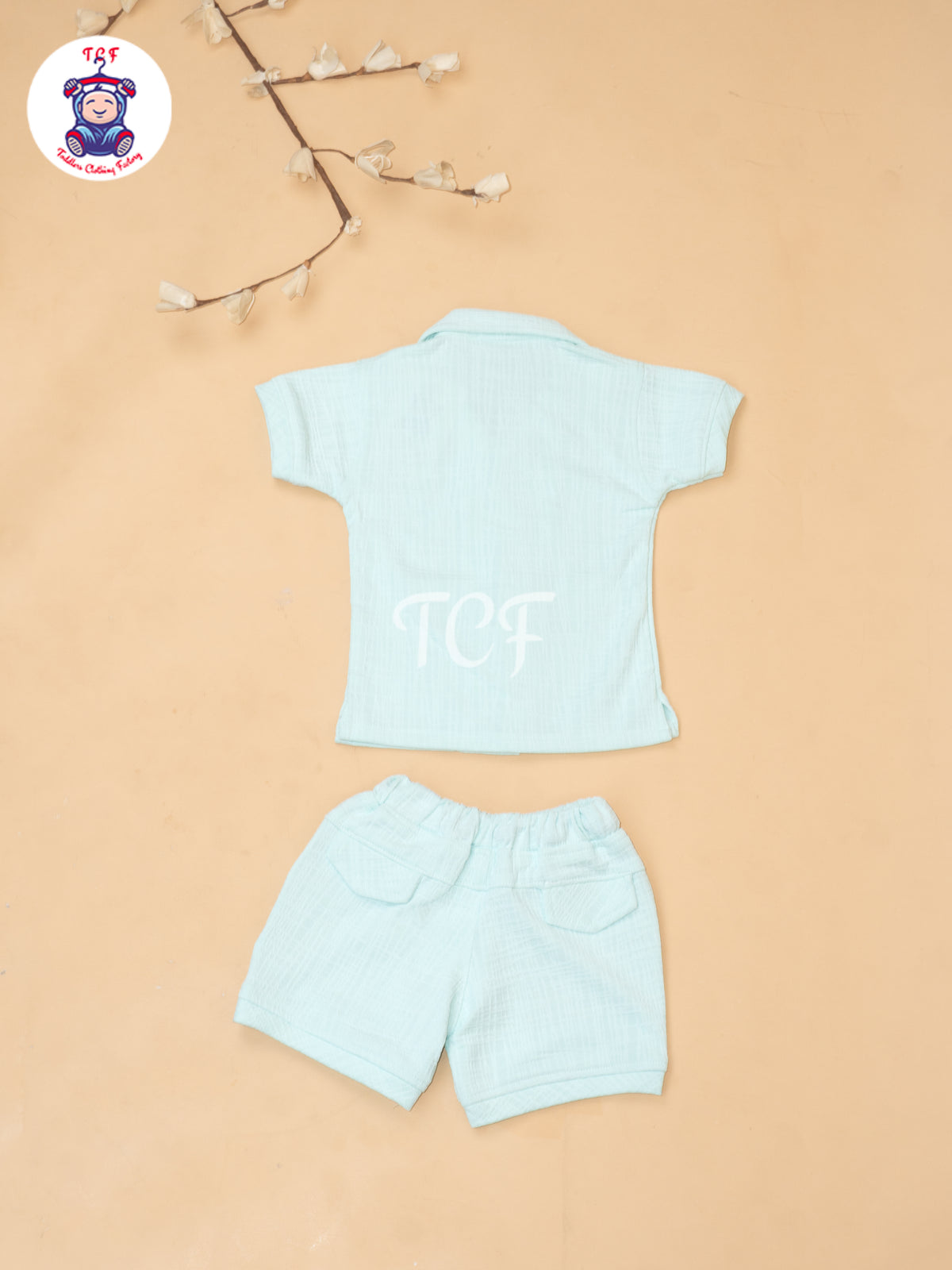 Green - Boys Readymade Cotton Shirts & Shorts