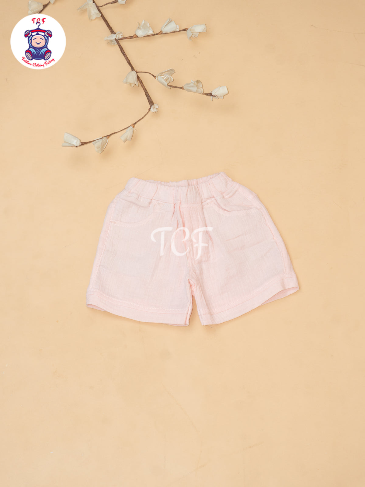 Peach - Boys Readymade Cotton Shirts & Shorts