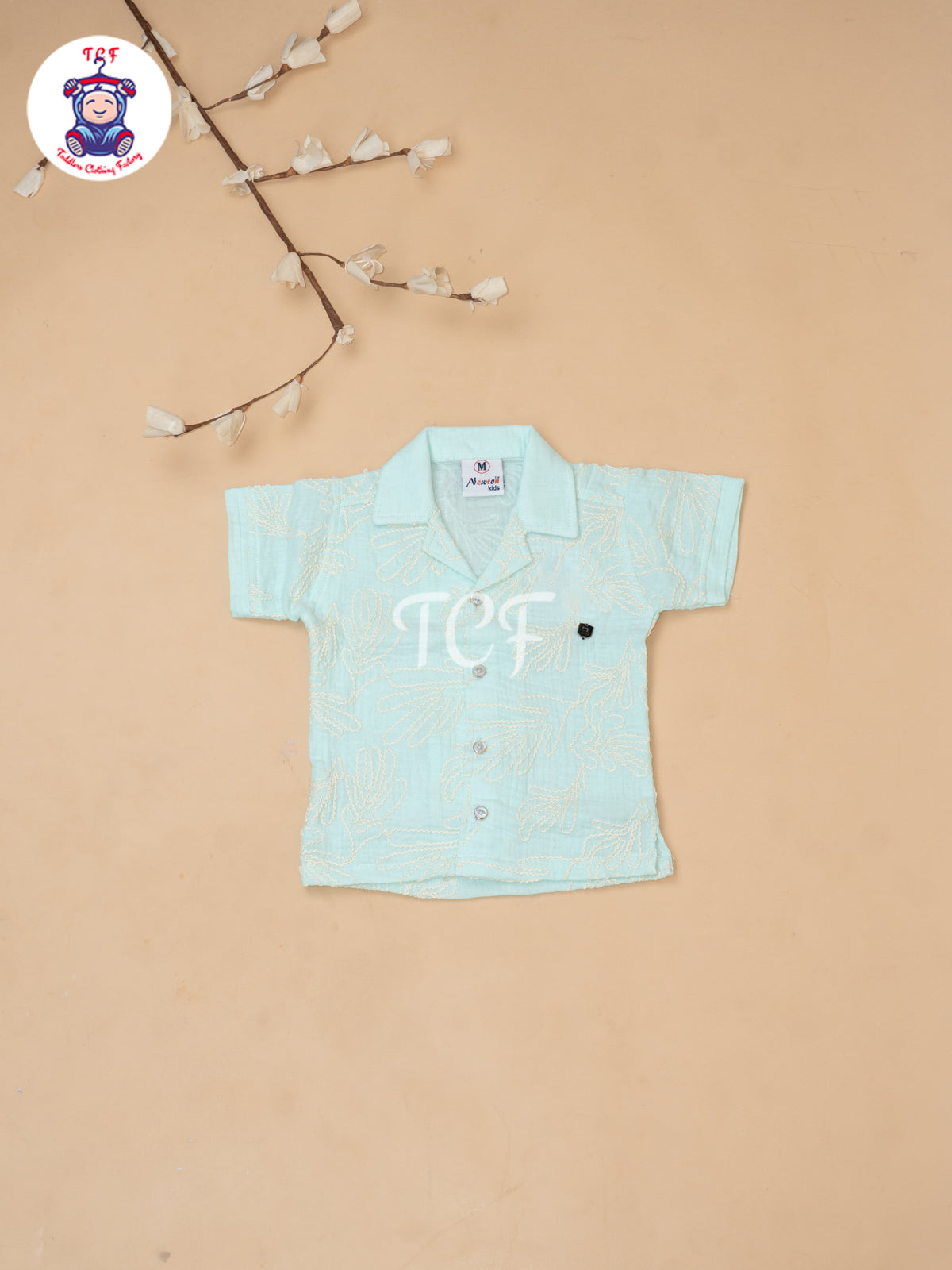 Green - Boys Readymade Cotton Shirts & Shorts