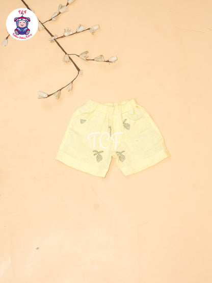 Yellow - Boys Readymade Cotton Shirts & Shorts