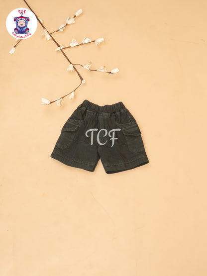 Green - Boys Readymade Cotton Shirts & Shorts