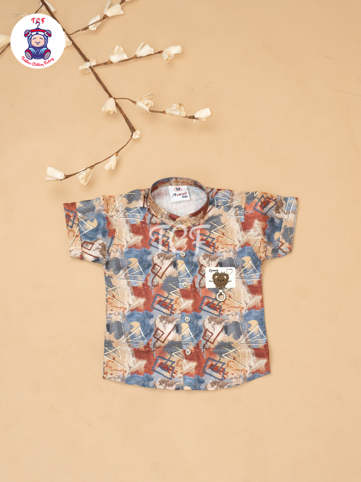 Blue - Boys Readymade Cotton Shirts & Shorts
