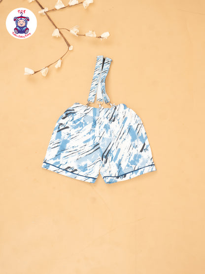 Blue - Boys Readymade Cotton Shirts & Shorts