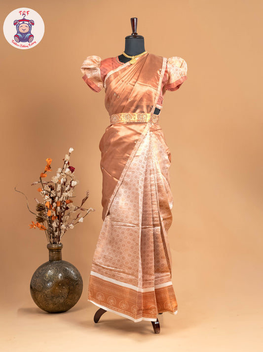 Sandal - Girls Readymade Welcro Saree