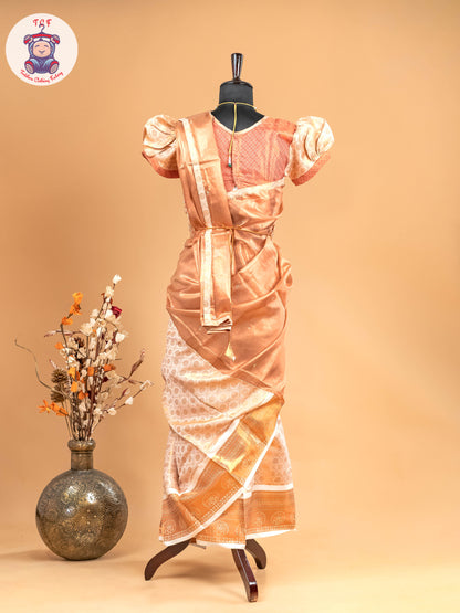 Sandal - Girls Readymade Welcro Saree