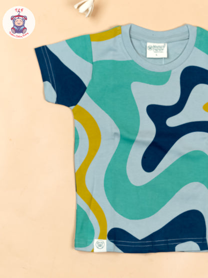 Green & Navy Blue - T-Shirts & Shorts