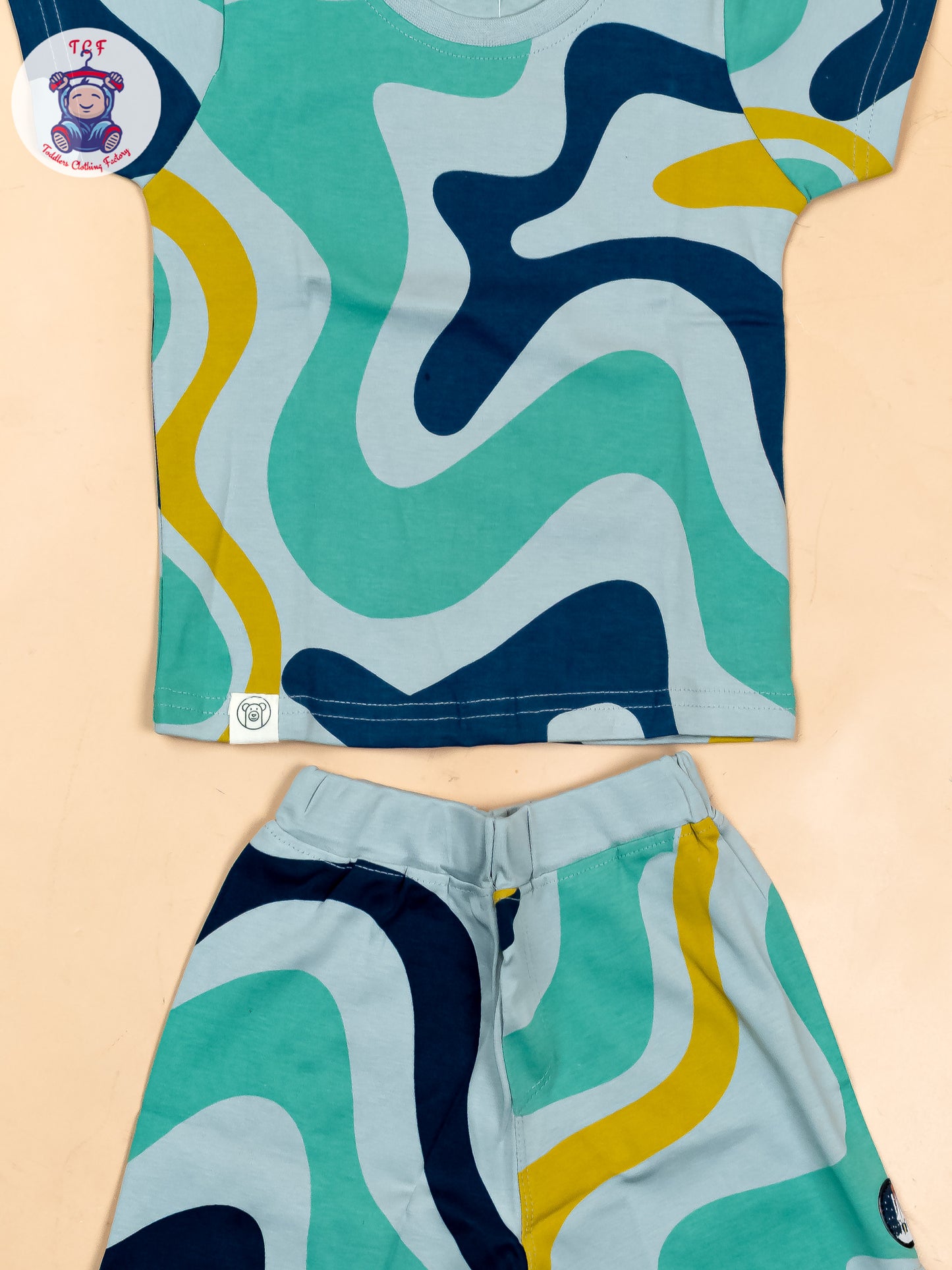 Green & Navy Blue - T-Shirts & Shorts