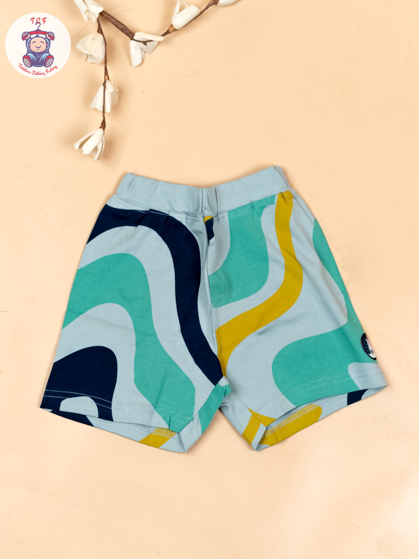 Green & Navy Blue - T-Shirts & Shorts