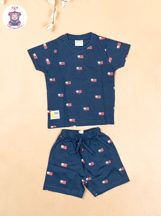 Navy Blue - T-Shirts & Shorts