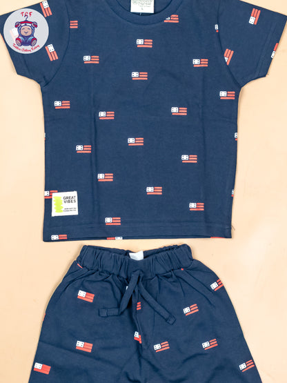 Navy Blue - T-Shirts & Shorts