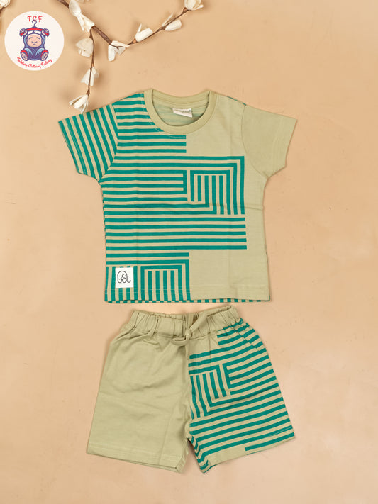 Brown & Green - T-Shirts & Shorts