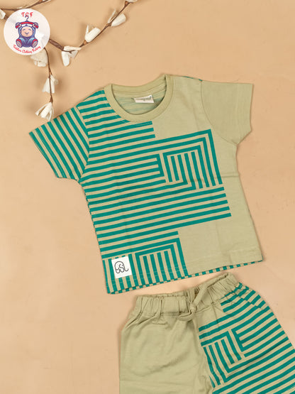 Brown & Green - T-Shirts & Shorts
