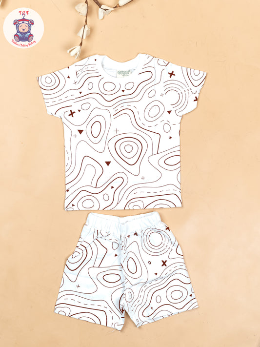 White - T-Shirts & Shorts