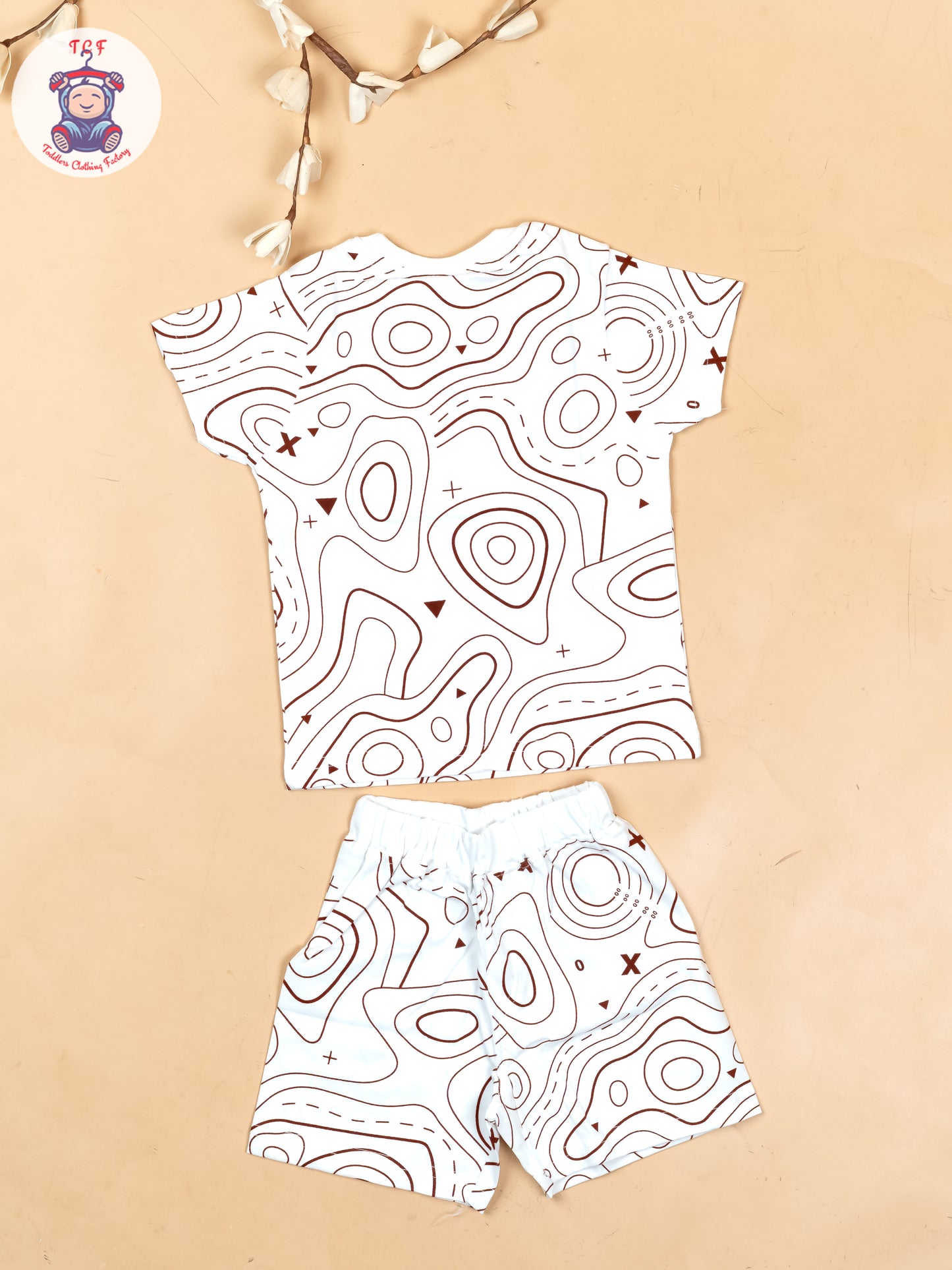White - T-Shirts & Shorts