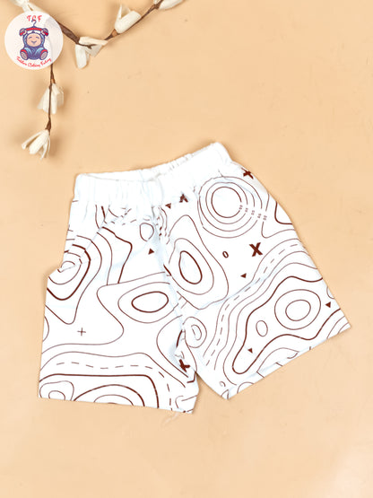 White - T-Shirts & Shorts
