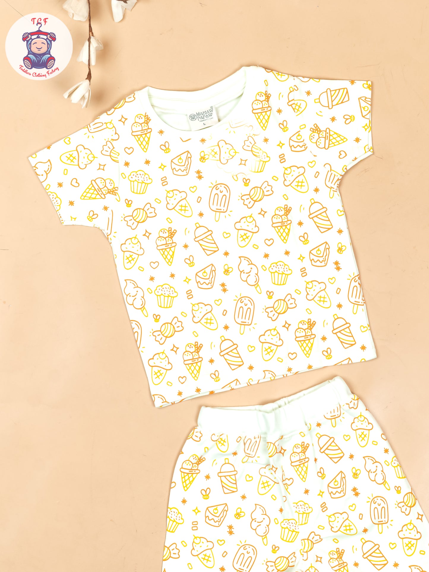 Yellow - T-Shirts & Shorts