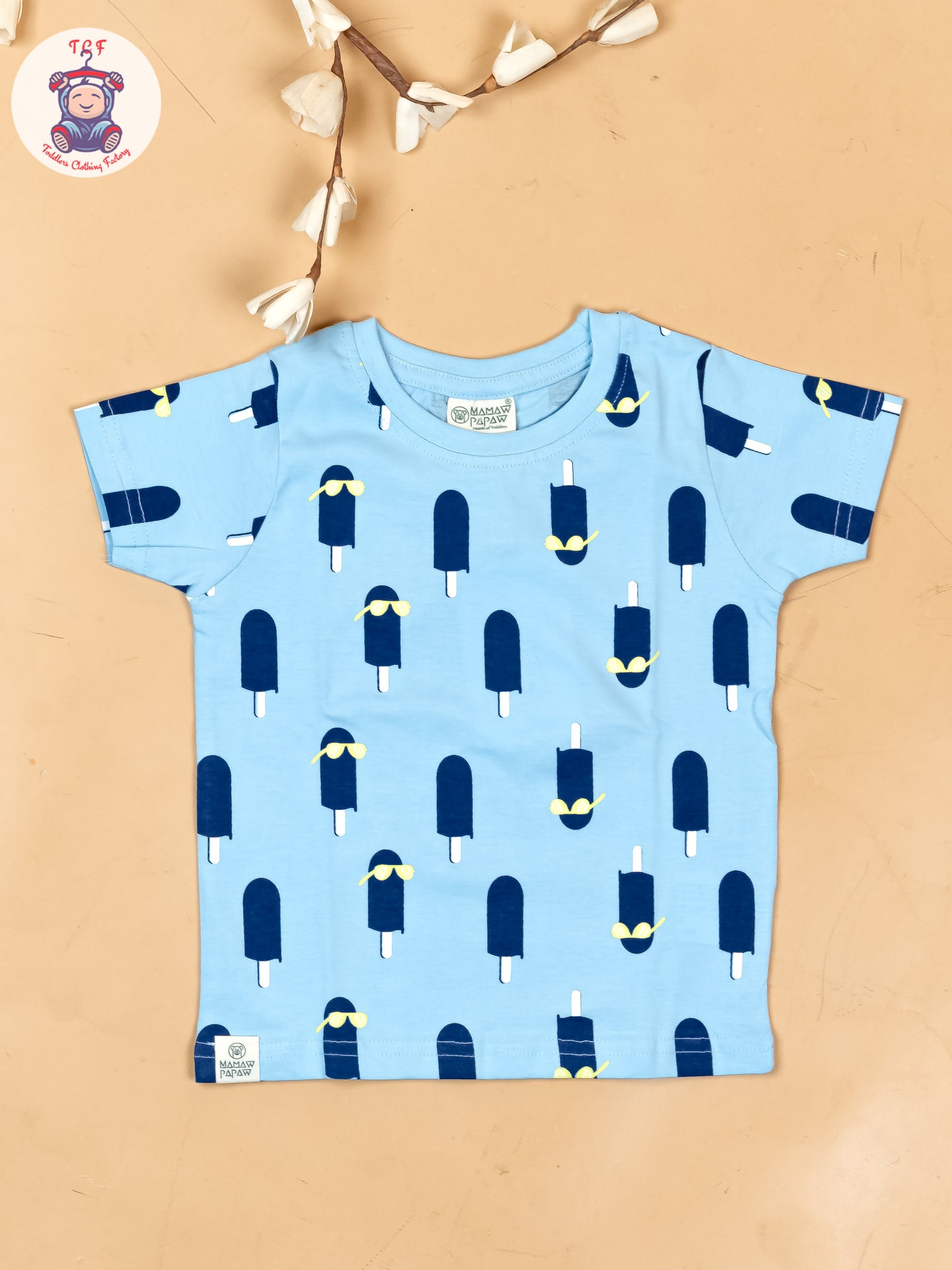 Sky Blue - T-Shirts & Shorts