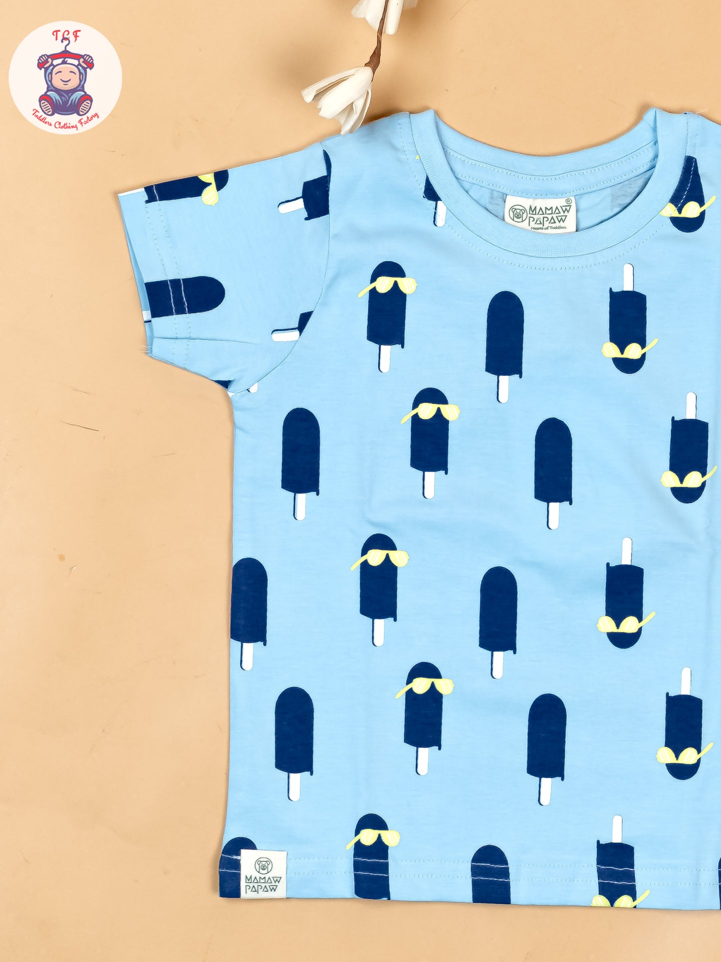 Sky Blue - T-Shirts & Shorts