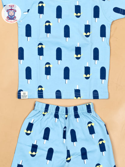 Sky Blue - T-Shirts & Shorts
